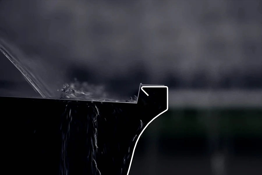 Gutter Clean System — Rollback overflow control