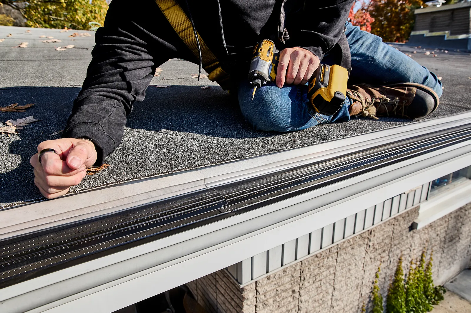 Fastening at the fascia line — TH Siding & Eavestrough, Sarnia ON